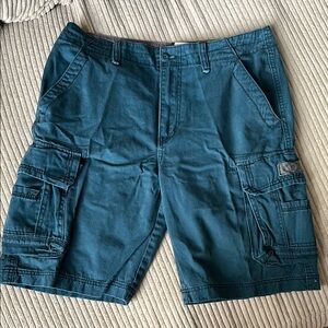 UNIONBAY Blue Cargo Shorts Relaxed Fit